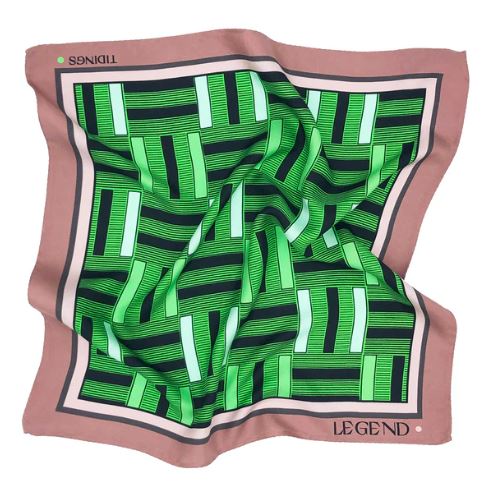 "Legend" Silk Pocket Square/Neckerchief
