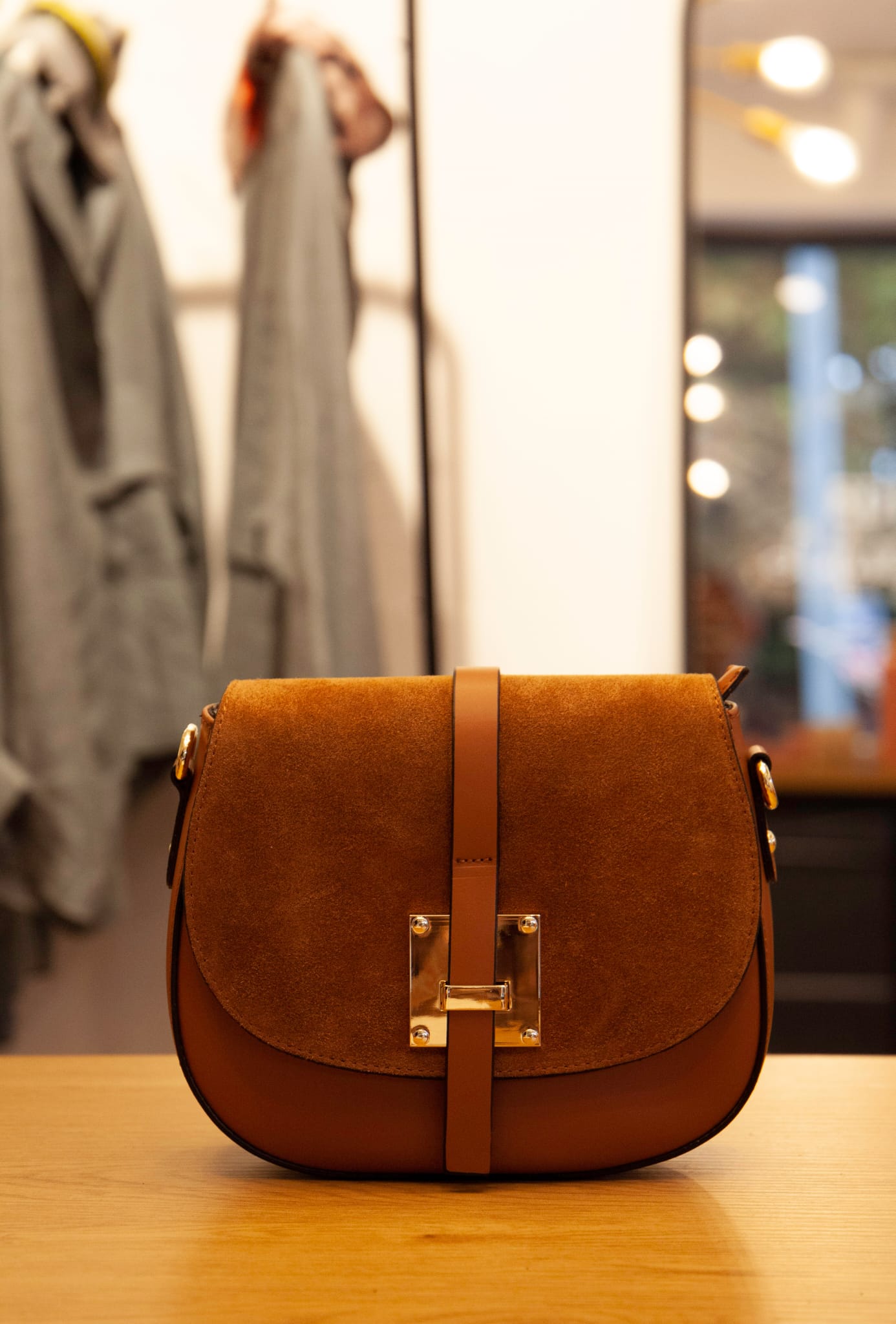 Satchel Bag - Tan