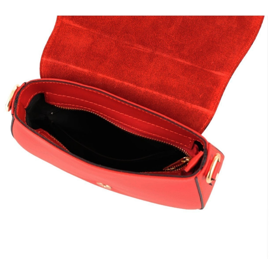 Rouje Leather & Suede Crossbody Bag