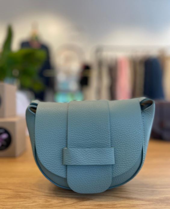 Small Leather Bag - Mint