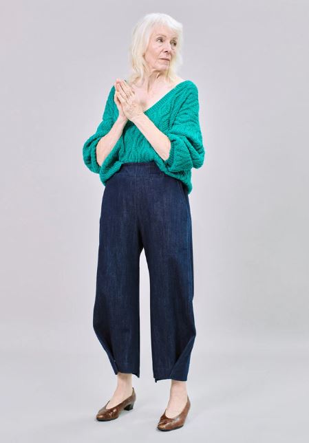 Crop Trousers in Organic Denim